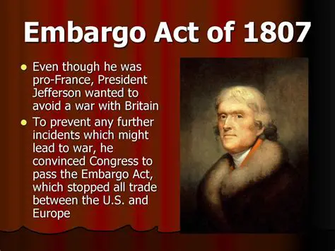 Frequently Asked Questions about the Embargo Act of 1807