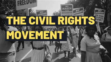 From the Civil Rights Movement to the present day