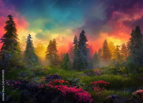 Fun and colourful environment