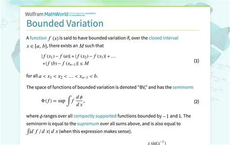 Function of bounded variation
