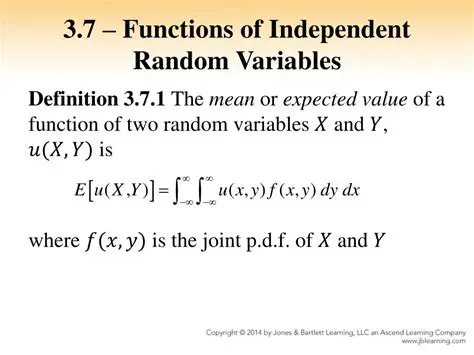 Functions of Independent Random Variables