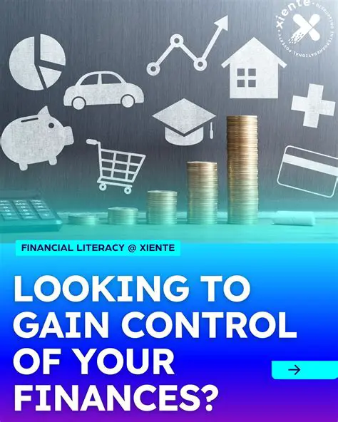 Gain control over our finances
