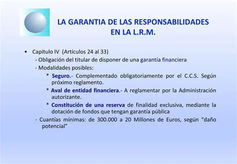 Garantia de responsabilidades