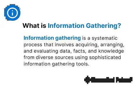 Gathering Information and Making Assumptions