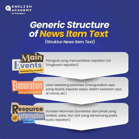 Understanding the Generic Structure in News Items: A Comprehensive Guide