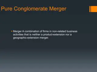 Geographic extension merger