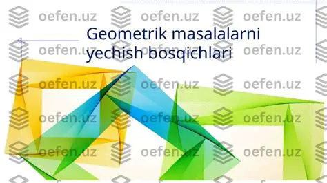 Geometrik shakllarni yechish