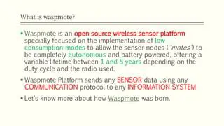 Get to Know Waspmote and How it Works