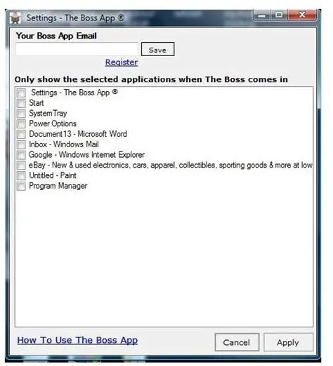 Getting Started with The Boss App