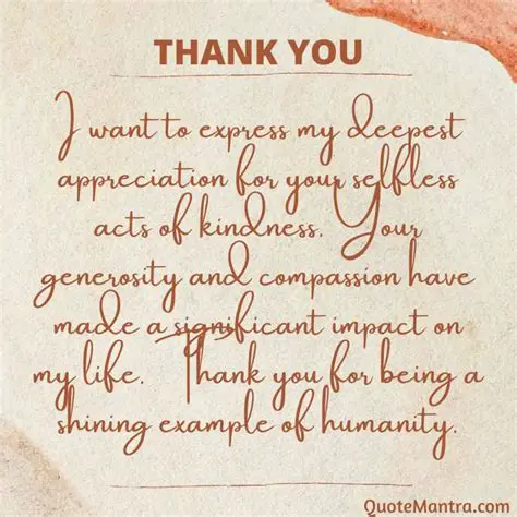 Give respect and appreciation to the deceased