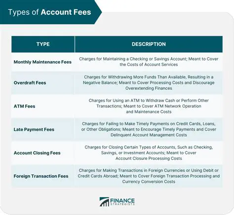 Good Bank Features and Fees