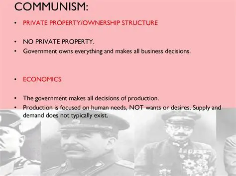 Government Ownership in Communism