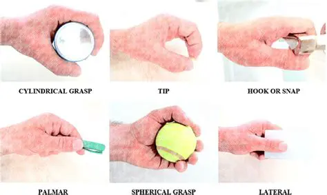 Grasp small objects between forefinger and thumb