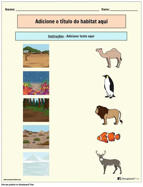 Habitat para plantas e animais