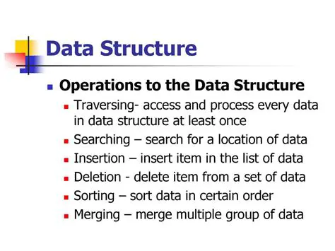 Handle errors that may occur during data structure operations