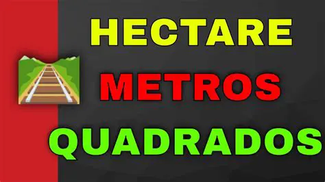 Hectares para metros quadrados