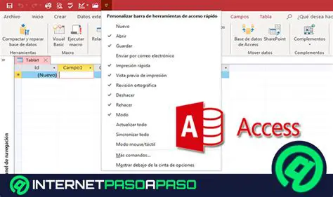 Herramientas de Microsoft Access