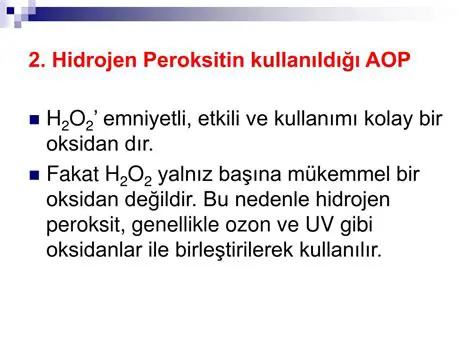 Hidrojen peroksitin oksidasyonu