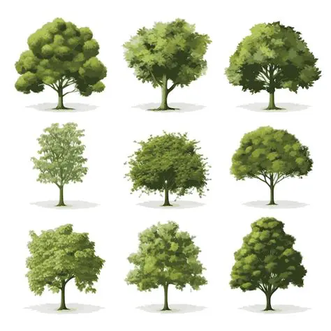 Highly Detailed 3D Mesh Trees