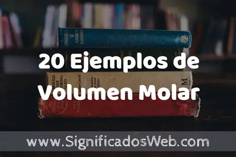 Historia del Volumen Molar