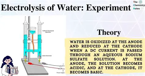 History of Electrolysis of Water