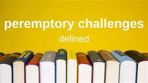History of Peremptory Challenges