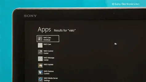 History of VAIO Gesture Control