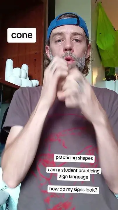 Holding the cone correctly