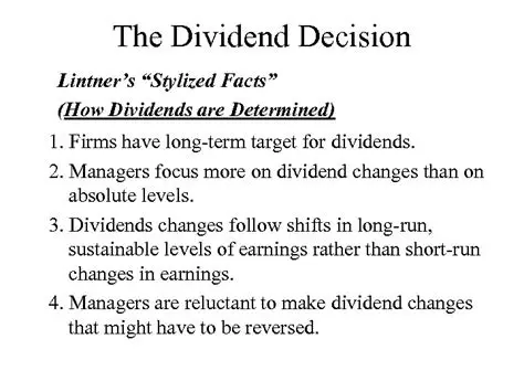How Dividends are Determined
