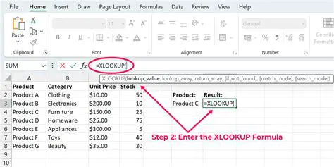 How the LOOKUP Formula Works