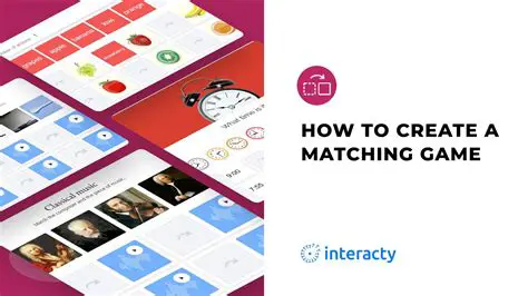How the Matching Game Maker Works