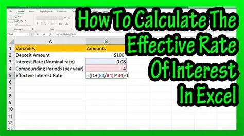 How to Calculate Effective Interest Rates