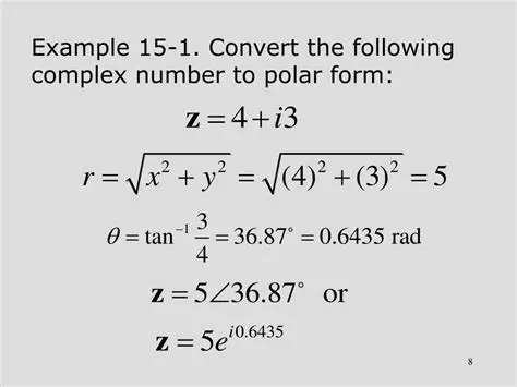 How to Convert a Complex Number to Polar Form