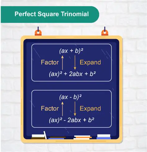 How to Determine if a Polynomial is a Perfect Square Trinomial
