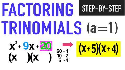 How to Factor a Trinomial Completely