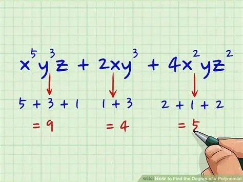 How to Find the Degree of a Polynomial Function