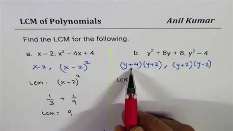 How to Find the LCM of Polynomials