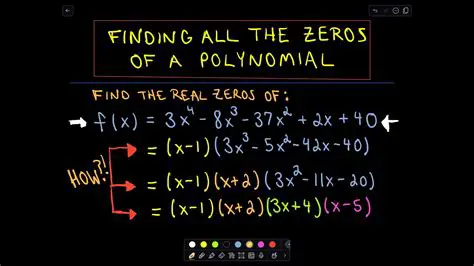 How to Find Zeros of a Polynomial Function Algebraically