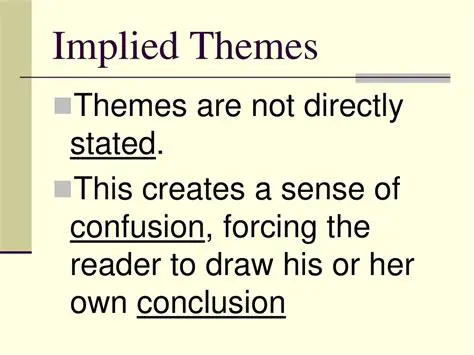 How to Identify Implied Themes