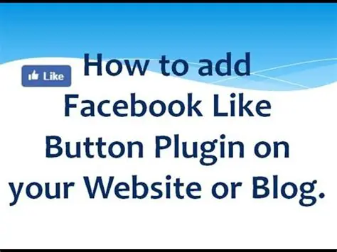 How to Install the Facebook Like Button Plugin
