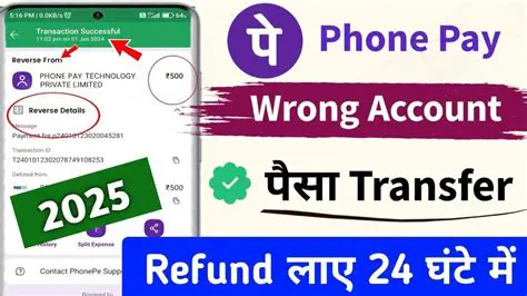 How to Refund Money from PhonePe for a Wrong Transaction