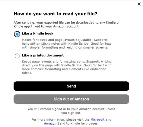 How to Send Files to Kindle