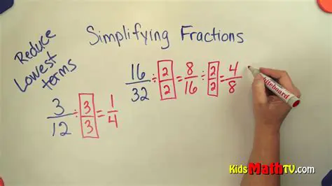 How to Simplify Fractions to Lowest Terms
