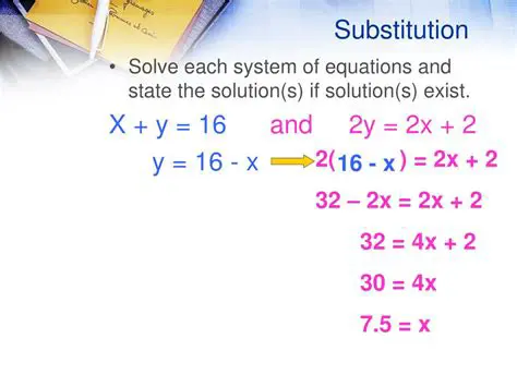 How to Solve a System by Substitution