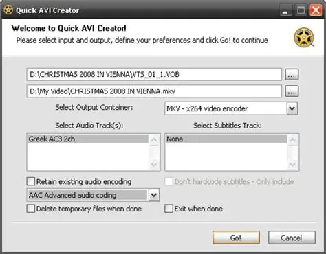 How to Use Quick AVI Creator