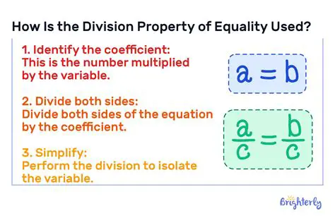 How to Use the Division Property of Equality