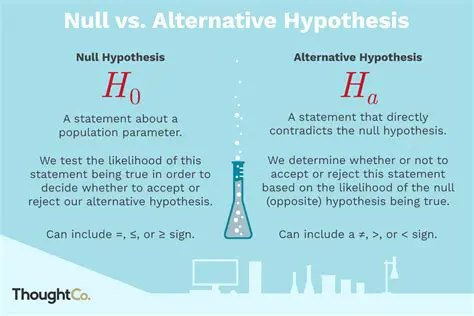 Hypothesis and Null Hypothesis