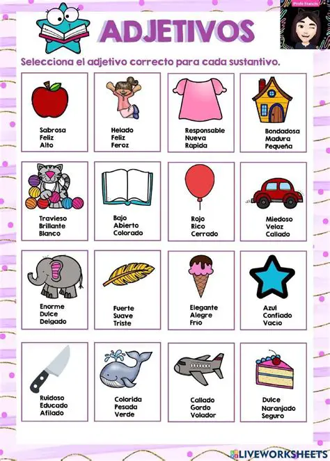 Identifica los sustantivos y adjetivos