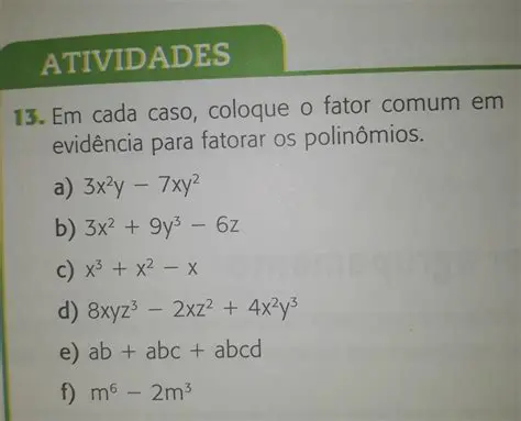 Identificando o Fator Comum