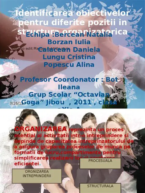 Identificarea obiectivelor